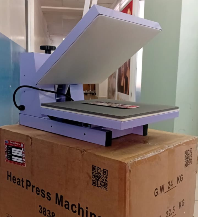 38×38 cm Flatbed Heat Press Machine | T‑Shirt & DTF Press |