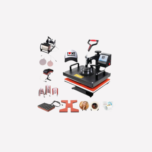 10-in-1 Multifunctional Combo Heat Press Machine – All-In-One Sublimation & HTV Transfer Machine